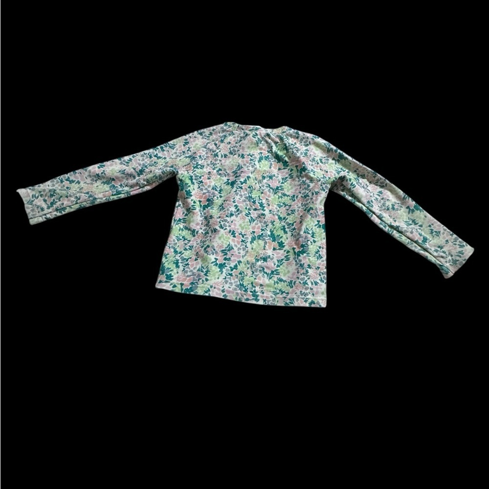 Tucker + Tate Floral Kids Swim Top - bikini bottoms Green and Pink - Picture 3 of 5
